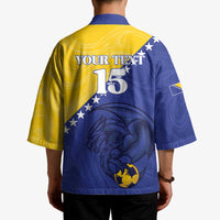 Custom Bosnia and Herzegovina Football 2026 Kimono The Dragons Of Europe - Wonder Print Shop