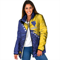 Custom Bosnia and Herzegovina Football 2026 Padded Jacket The Dragons Of Europe - Wonder Print Shop