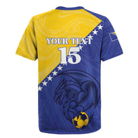 Custom Bosnia and Herzegovina Football 2026 Rugby Jersey The Dragons Of Europe - Wonder Print Shop