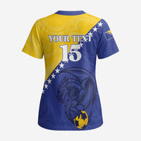 Custom Bosnia and Herzegovina Football 2026 Scrub Top The Dragons Of Europe - Wonder Print Shop