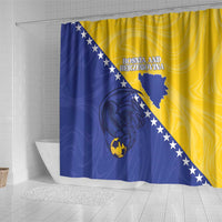 Bosnia and Herzegovina Football 2026 Shower Curtain The Dragons Of Europe - Wonder Print Shop