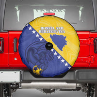 Bosnia and Herzegovina Football 2026 Spare Tire Cover The Dragons Of Europe - Wonder Print Shop