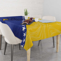Bosnia and Herzegovina Football 2026 Tablecloth The Dragons Of Europe - Wonder Print Shop