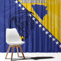 Bosnia and Herzegovina Football 2026 Window Curtain The Dragons Of Europe - Wonder Print Shop