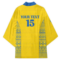 Rwanda Football Custom Kimono Stand With Amavubi - Yellow - Wonder Print Shop