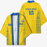Rwanda Football Custom Kimono Stand With Amavubi - Yellow - Wonder Print Shop