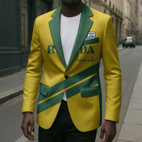 Custom Rwanda Football Blazer Pride Of Rwanda - Yellow - Wonder Print Shop