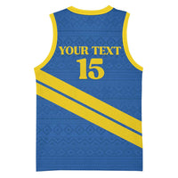 Custom Rwanda Football Basketball Jersey Pride Of Rwanda - Blue - Wonder Print Shop