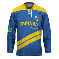 Custom Rwanda Football Hockey Jersey Pride Of Rwanda - Blue - Wonder Print Shop