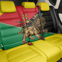 Ethiopia Empire 1270-1974 Back Car Seat Cover Lion Of Judah With Ethiopian Cross
