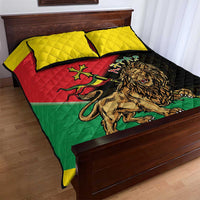 Ethiopia Empire 1270-1974 Quilt Bed Set Lion Of Judah With Ethiopian Cross
