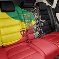 Haile Selassie Back Car Seat Cover Lion Of Judah Ethiopia Rastafari