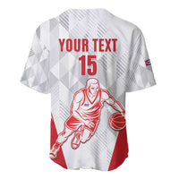 Custom Cuba Basketball Baseball Jersey Sporty Style