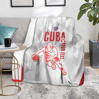 Custom Cuba Basketball Blanket Sporty Style