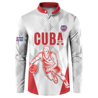 Custom Cuba Basketball Button Sweatshirt Sporty Style