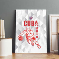Custom Cuba Basketball Canvas Wall Art Sporty Style
