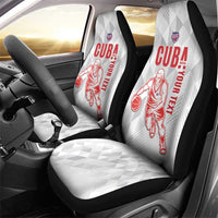 Custom Cuba Basketball Car Seat Cover Sporty Style