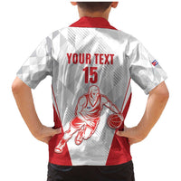 Custom Cuba Basketball Family Matching Mermaid Dress and Hawaiian Shirt Sporty Style