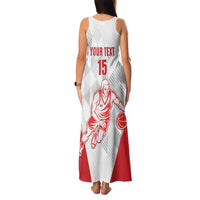 Custom Cuba Basketball Family Matching Tank Maxi Dress and Hawaiian Shirt Sporty Style