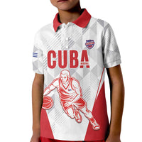Custom Cuba Basketball Kid Polo Shirt Sporty Style