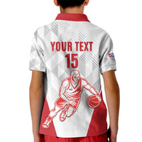Custom Cuba Basketball Kid Polo Shirt Sporty Style