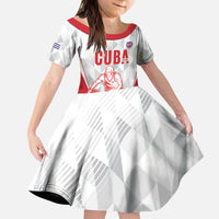 Custom Cuba Basketball Kid Short Sleeve Dress Sporty Style
