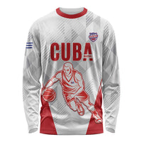 Custom Cuba Basketball Long Sleeve Shirt Sporty Style