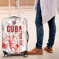 Custom Cuba Basketball Luggage Cover Sporty Style