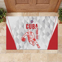 Custom Cuba Basketball Rubber Doormat Sporty Style