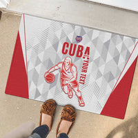 Custom Cuba Basketball Rubber Doormat Sporty Style