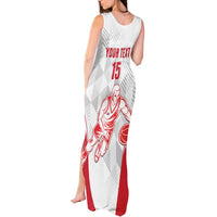Custom Cuba Basketball Tank Maxi Dress Sporty Style