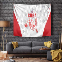 Custom Cuba Basketball Tapestry Sporty Style