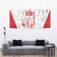 Custom Cuba Basketball Tapestry Sporty Style