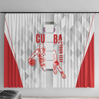 Custom Cuba Basketball Window Curtain Sporty Style