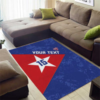 Custom Cuba Basketball Area Rug Flag Style