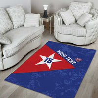 Custom Cuba Basketball Area Rug Flag Style