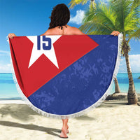 Custom Cuba Basketball Beach Blanket Flag Style