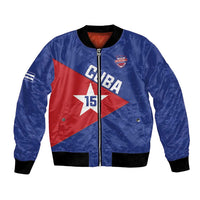 Custom Cuba Basketball Bomber Jacket Flag Style