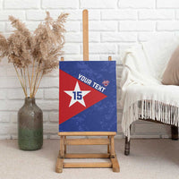 Custom Cuba Basketball Canvas Wall Art Flag Style