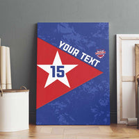 Custom Cuba Basketball Canvas Wall Art Flag Style