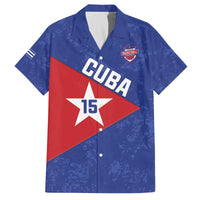 Custom Cuba Basketball Family Matching Off The Shoulder Long Sleeve Dress and Hawaiian Shirt Flag Style