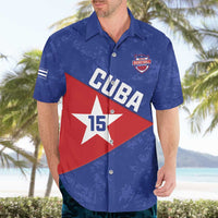 Custom Cuba Basketball Hawaiian Shirt Flag Style