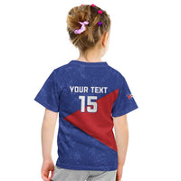 Custom Cuba Basketball Kid T Shirt Flag Style