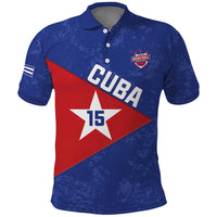 Custom Cuba Basketball Polo Shirt Flag Style