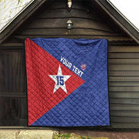 Custom Cuba Basketball Quilt Flag Style