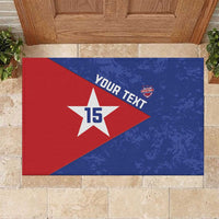 Custom Cuba Basketball Rubber Doormat Flag Style
