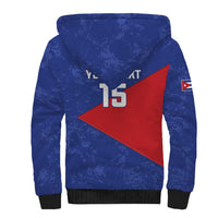 Custom Cuba Basketball Sherpa Hoodie Flag Style