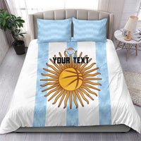 Custom Argentina Basketball Bedding Set Go El Alma Argentina