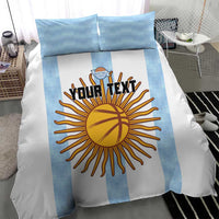 Custom Argentina Basketball Bedding Set Go El Alma Argentina