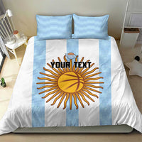 Custom Argentina Basketball Bedding Set Go El Alma Argentina